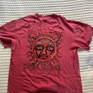 Sublime Long Beach Red Graphic Band Tee
